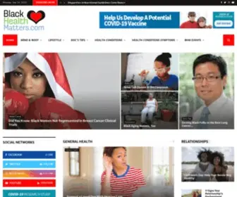 Blackhealthmatters.com(Black Health Matters) Screenshot