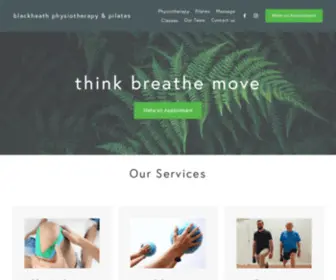 Blackheathphysiopilates.com(Blackheath Physio Pilates) Screenshot