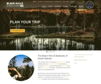 Blackhillsbadlands.com Screenshot