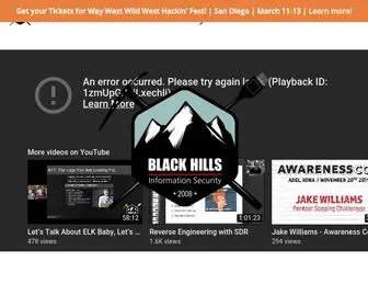 Blackhillsinfosec.com(Black Hills Information Security Black Hills Information Security) Screenshot