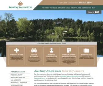 Blackhillslaw.com(Rapid City Attorneys) Screenshot