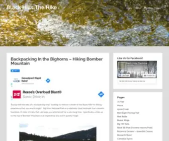 Blackhillsthehike.com(Black Hills The Hike) Screenshot