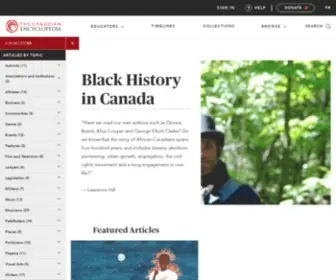 Blackhistorycanada.ca(Blackhistorycanada) Screenshot