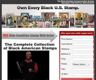 Blackhistorystamps.com(Black Heritage Stamps) Screenshot