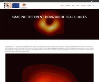 Blackholecam.org(The Black Hole Cam) Screenshot
