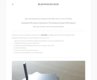 Blackholecloud.com(BlackHoleCloud) Screenshot