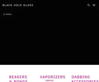 Blackholeglass.com(Black Hole Glass) Screenshot