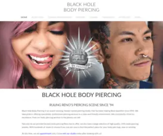 Blackholereno.com(Black Hole Body Piercing) Screenshot