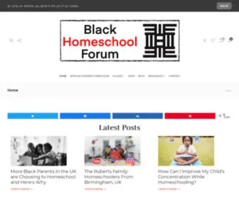 Blackhomeschoolforum.com(The Black Homeschool Forum) Screenshot