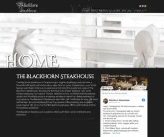 Blackhornsteakhouse.ca(The Blackhorn Steakhouse) Screenshot