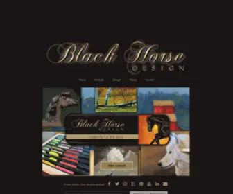 Blackhorsedesign.com(Horse Paintings) Screenshot