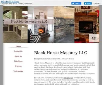Blackhorsemasonry.com(Brick And Stone Work) Screenshot