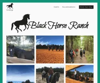 Blackhorseresortranch.com(Black Horse Resort Ranch) Screenshot