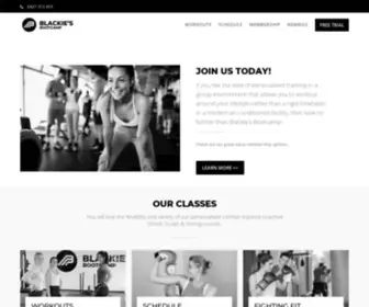 Blackiesbootcamp.com.au(Blackie's Bootcamp) Screenshot