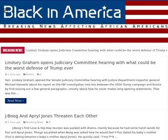 Blackinamerica.news(Breaking News for the African American Community) Screenshot