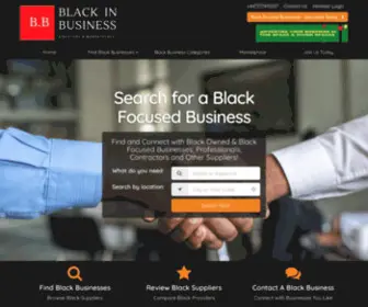 Blackinbusinessuk.com(UK Black Business Directory and Marketplace) Screenshot