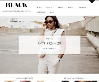 Blackintheair.com(Blog Beauté) Screenshot