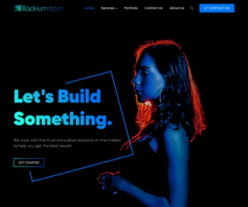 Blackium.com(Your Digital Partner) Screenshot