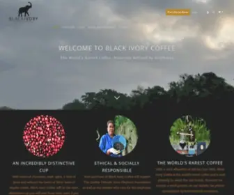 Blackivorycoffee.com(Black Ivory Coffee) Screenshot