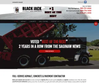 Blackjackasphalt.com(Asphalt Repair) Screenshot