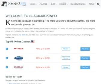 Blackjackinfo.com Screenshot