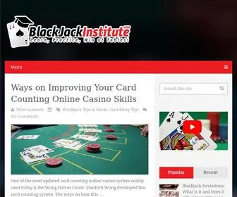 Blackjackinstitute.com(Black Jack Institute) Screenshot