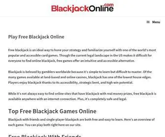 Blackjackonline.com Screenshot