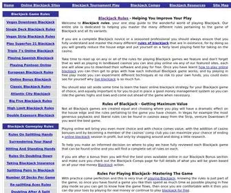 Blackjackrules.org(Rules) Screenshot