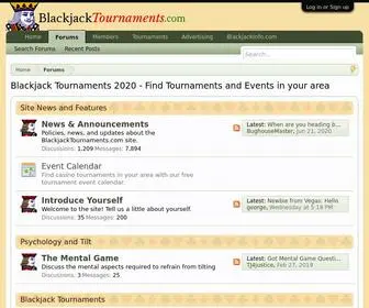 Blackjacktournaments.com Screenshot