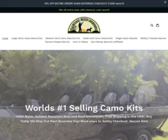 Blackjaxcamostencils.com(Camouflage stencils) Screenshot