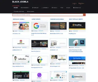Blackjoomla.com(Joomla Templates) Screenshot