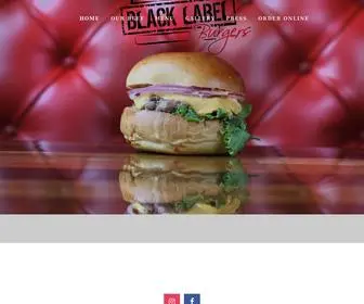 Blacklabelburgersny.com(From Farm to Table) Screenshot