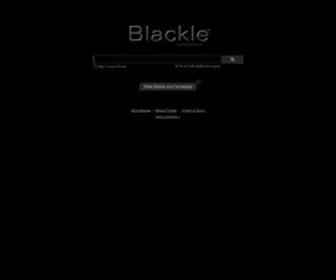 Blackle.com(Energy Saving Search) Screenshot