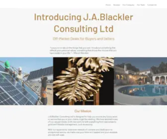 Blackler-Consulting.co.uk(J.A.Blackler Consulting Ltd) Screenshot