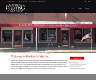 Blackleysprinting.com(Blackley's Printing) Screenshot