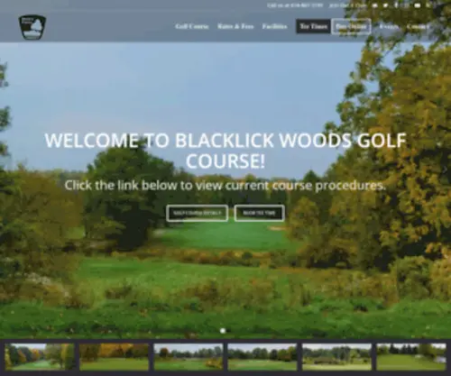 Blacklickwoodsgc.com(Blacklick Woods Golf Course) Screenshot