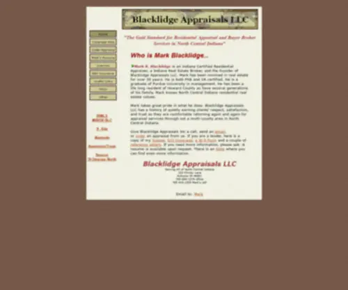 Blacklidgeappraisals.com(Blacklidge Appraisals LLC) Screenshot