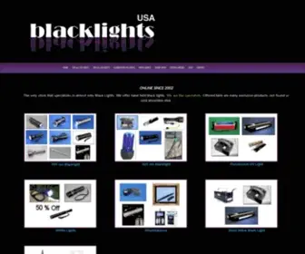 Blacklightsusa.com(Black Lights) Screenshot