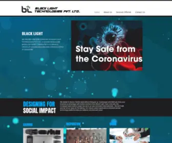 Blacklighttechnologies.in(Black Light Tech) Screenshot