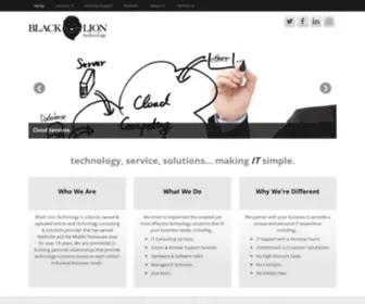 Blackliontech.com(Making IT simple) Screenshot