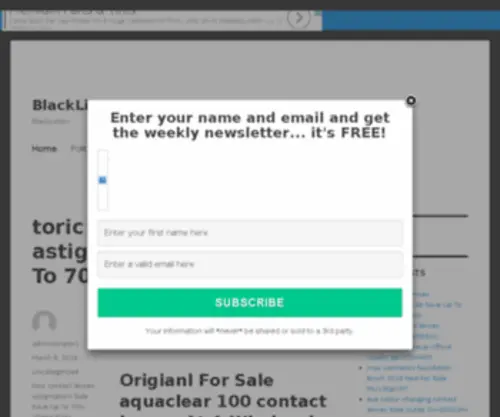 Blacklistory.com(BlackListory) Screenshot