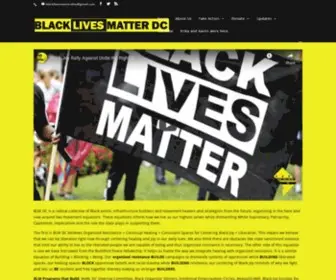 Blacklivesmatterdmv.org(Black Lives Matter DC) Screenshot