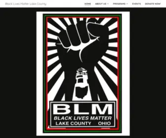 Blacklivesmatterlakecounty.com(Black Lives Matter Lake County) Screenshot