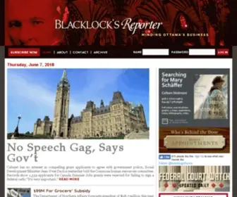 Blacklocks.ca(Blacklock's Reporter) Screenshot
