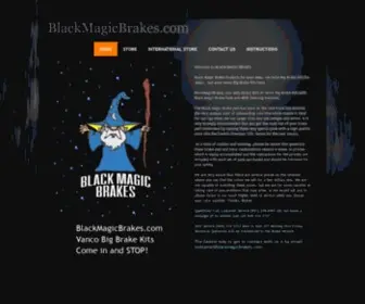 Blackmagicbrakes.com(Vanco Big Brake Kits) Screenshot