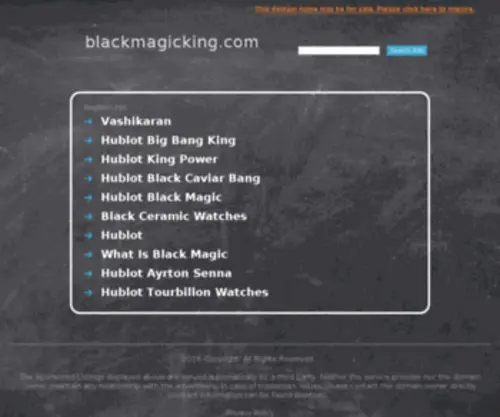 Blackmagicking.com(Blackmagic Specialist Baba) Screenshot