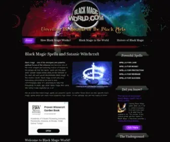 Blackmagicworld.com(Black Magic Spells and Satanic Witchcraft) Screenshot