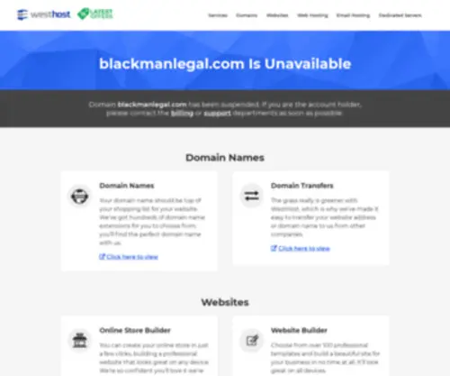 Blackmanlegal.com(Blackman Legal Group) Screenshot