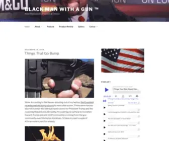 Blackmanwithagun.com(Pastor of Patriots) Screenshot