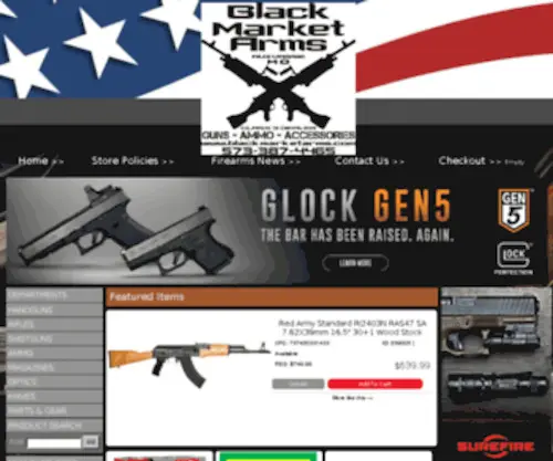 Blackmarketarms.com(Blackmarketarms) Screenshot